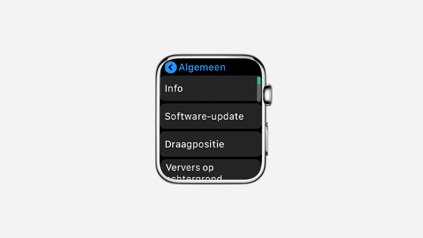 Klik op 'Algemeen' en dan op 'Software-update'