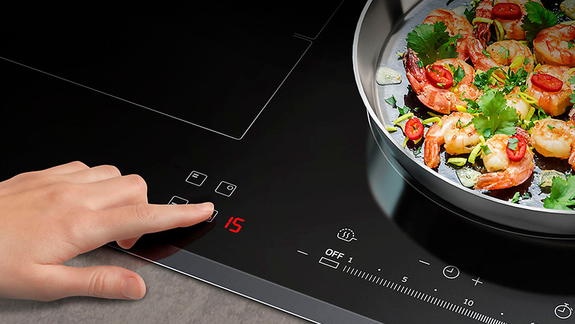 Controls induction cooktop