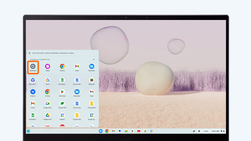 Instellingen Chromebook