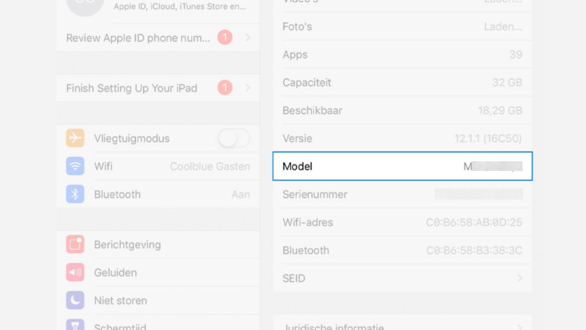 Identifier le modèle d'iPad