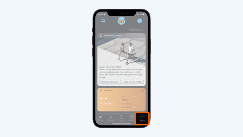 Paramètres appli Garmin Connect