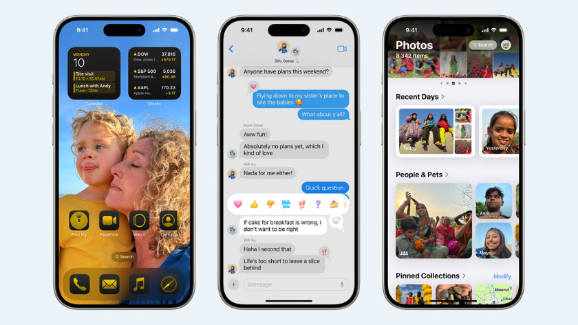 iPhone avec iOS 18