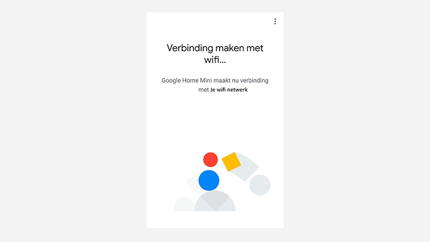 Connexion Wi-Fi Google Home Mini