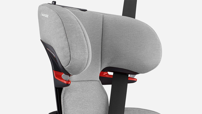 Car seat with seat belt attachment