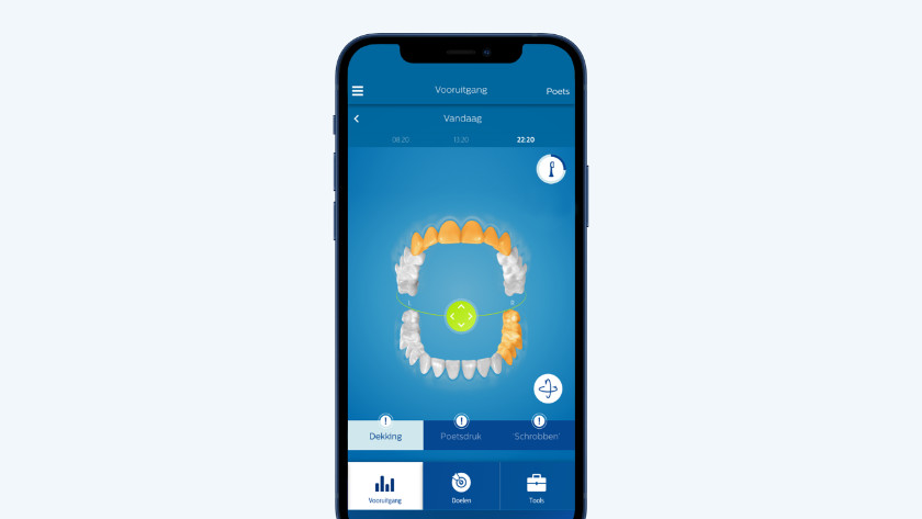 Carte dentaire dans l'appli