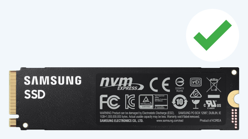 The Samsung 980 Pro has 512MB cache memory