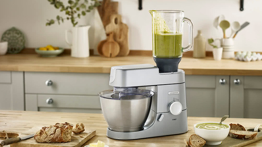 Kenwood stand mixer with blender