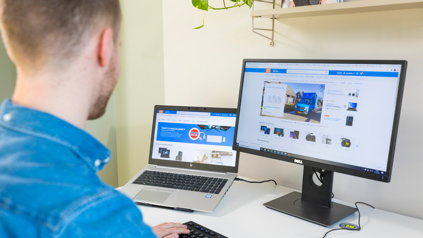 Client avec ordinateur portable Windows professionnel