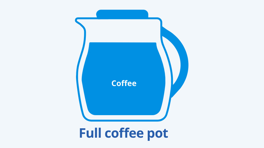 Whole coffee pot