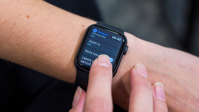 Activer le zoom sur l'Apple Watch