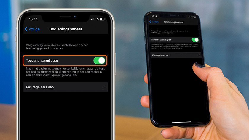 Tik op 'Pas regelaars aan'.