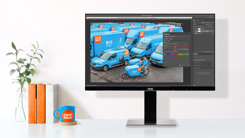 Photoshop sur un écran AOC