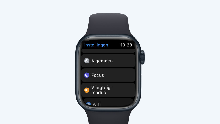 Open de Instellingen-app op Apple Watch.