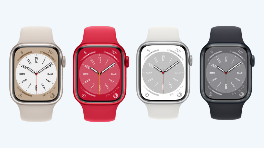 Formaat Apple Watch 8 vs Apple Watch 7