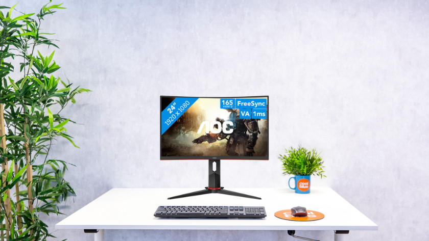 24 inch gaming monitor van AOC