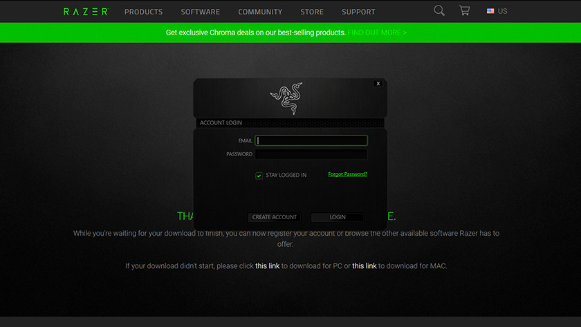 Razer mamba software download