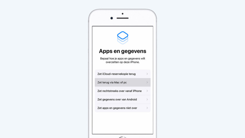 Gegevens overzetten iPhone Windows pc