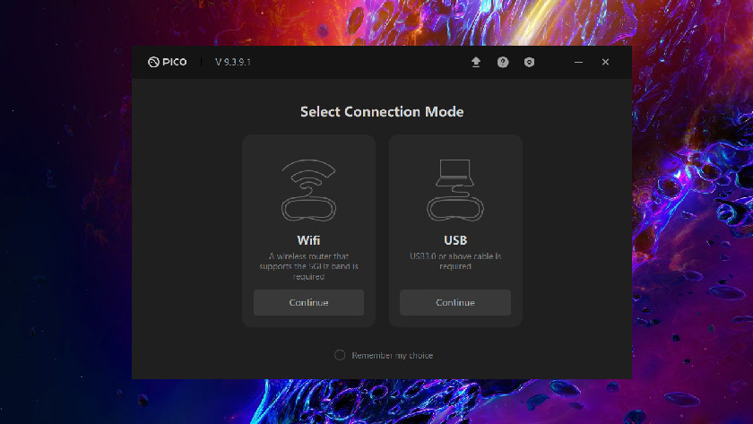 Connection mode Streaming Assistant