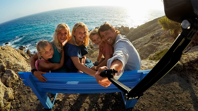 GoPro 3-way selfie stick, tripod, and monopod