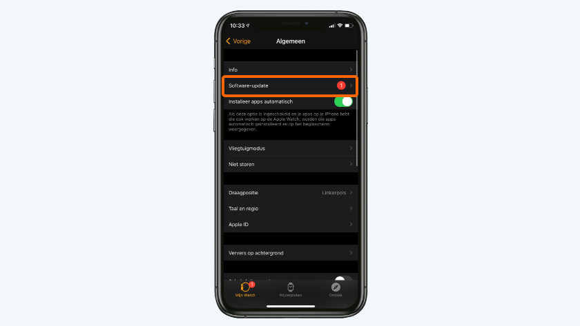 Tap 'General' and then 'Software Update'