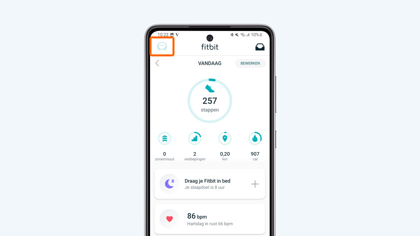 Fitbit app profiel