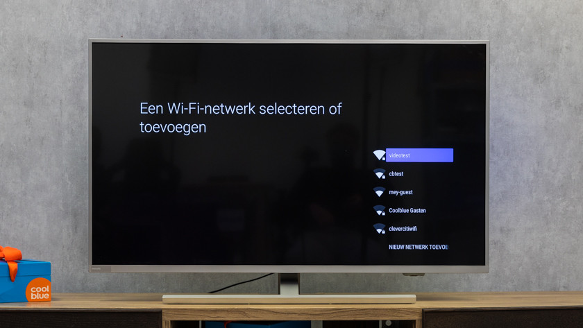 Sélectionnez un réseau wifi.