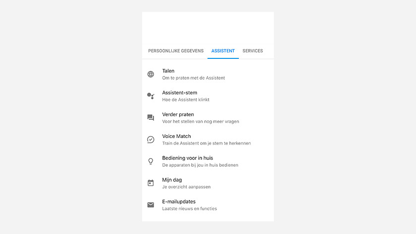 Configurez l'Assistant Google