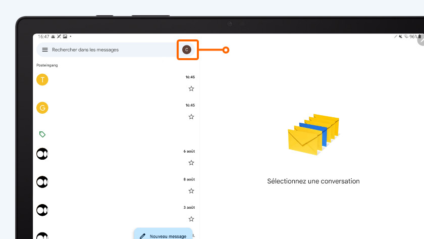 plusieurs comptes gmail