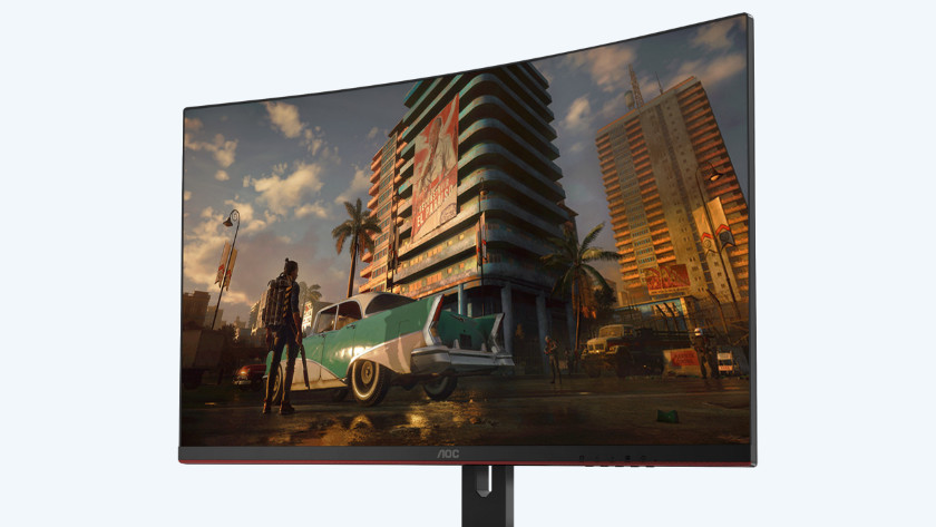 QHD resolution of the 32-inch AOC gaming monitor