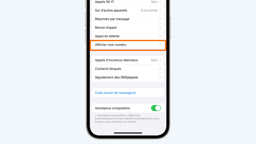 présentation du numéro iPhone