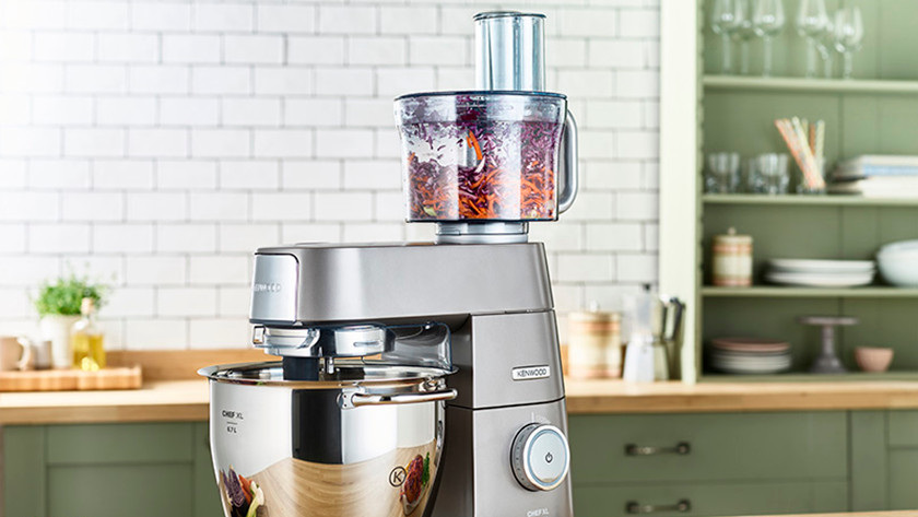 Kenwood stand mixer with food processor