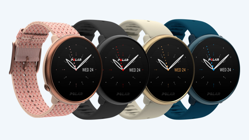 4 kleuren Polar Ignite smartwatches