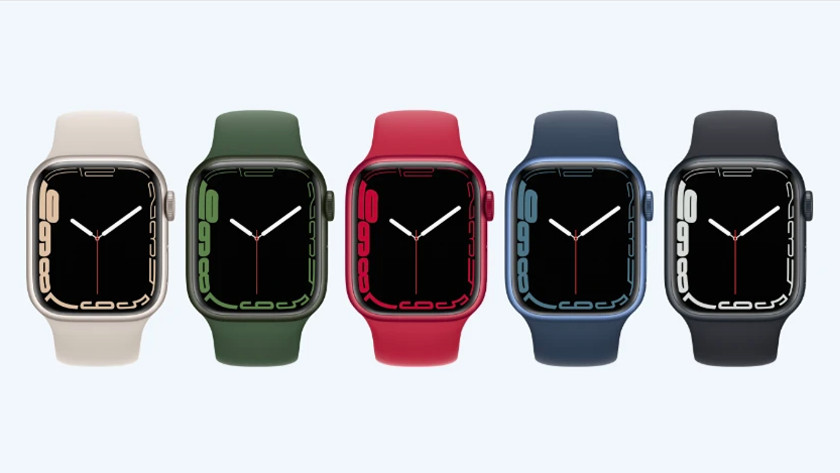 Apple Watch 7 formaat vs Apple Watch 8