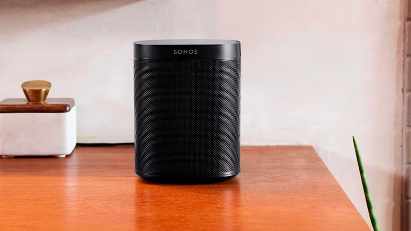 Design carré et compact de la Sonos One SL