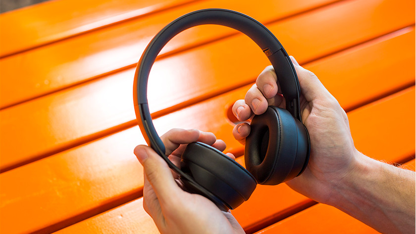 Beats Solo Pro in hands