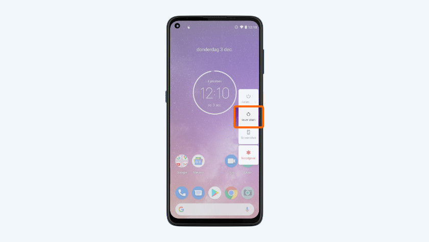 Restart Motorola smartphone