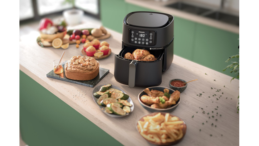 Comparez l'airfryer Philips Connected XXL avec l'airfryer Premium XXL