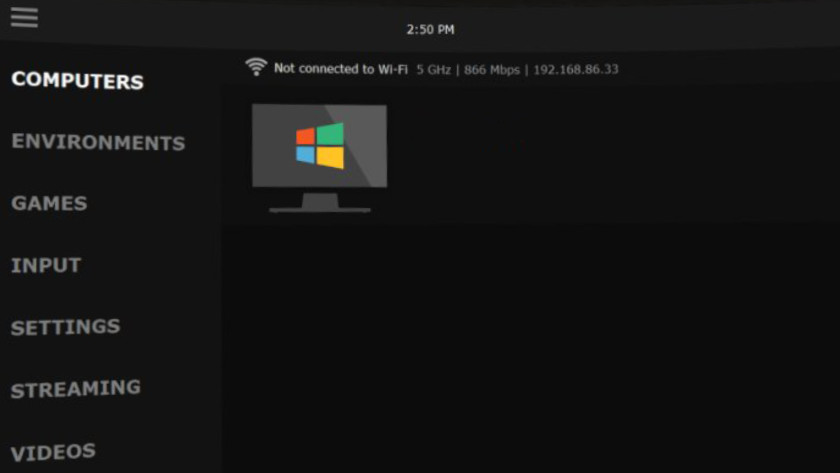 Connecter un PC Virtual Desktop