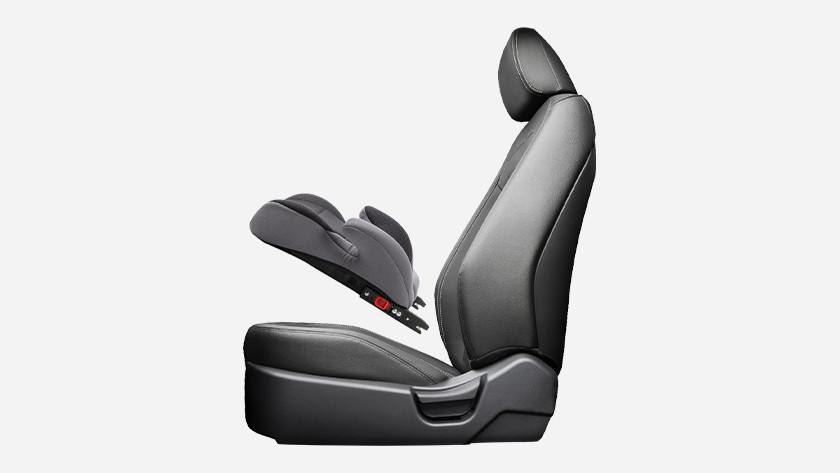 Car seat with Isofix attachment