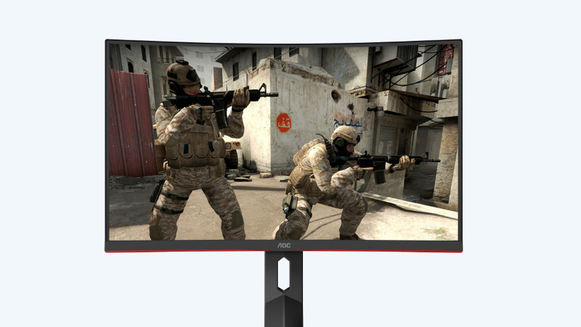 Shooter op de 24 inch gaming monitor van AOC