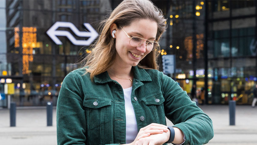 Apple Watch in use