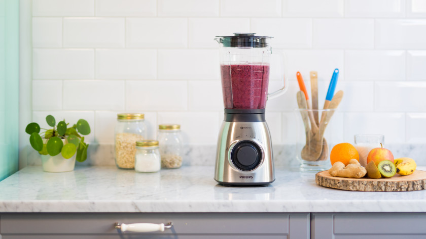 Blender on counter