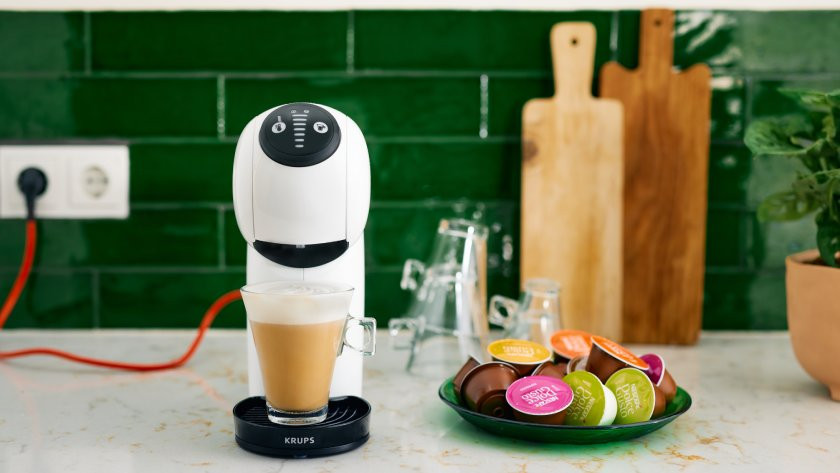 Dolce Gusto machine with capsules