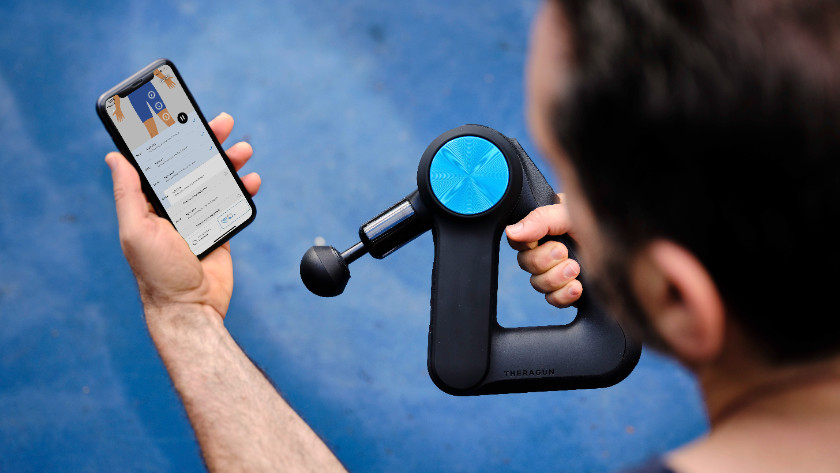 Massage gun with app