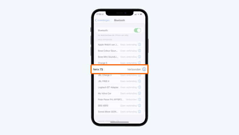 menu Bluetooth