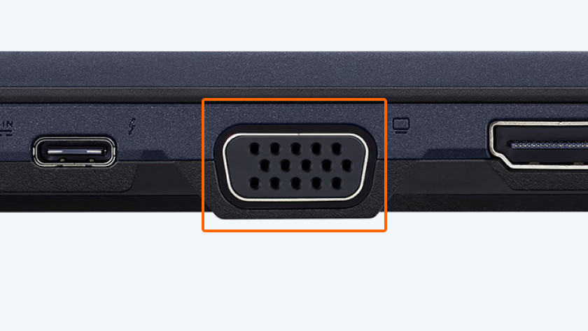 Connexion VGA sur un PC portable