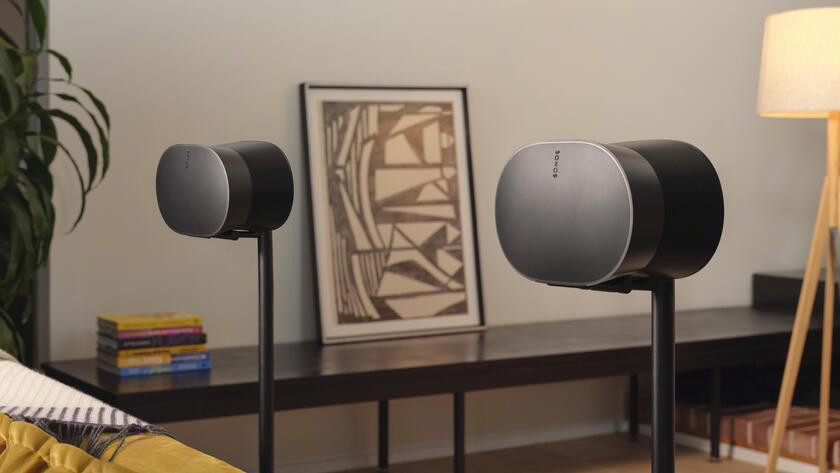 2 Sonos Era 300 speakers connected