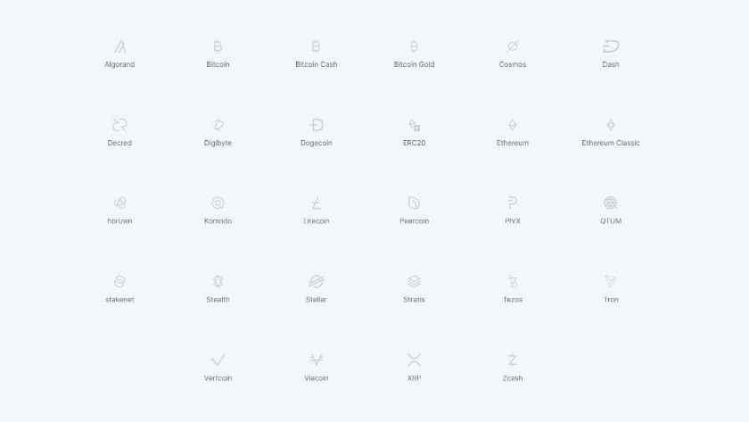 All crypto currencies including Bitcoin and Ethereum in 1 place