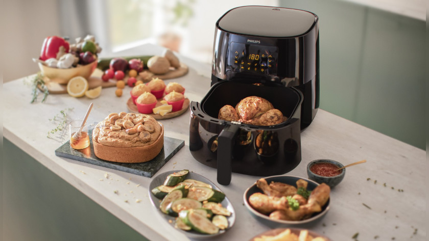 Airfryer XL avec poulet entier