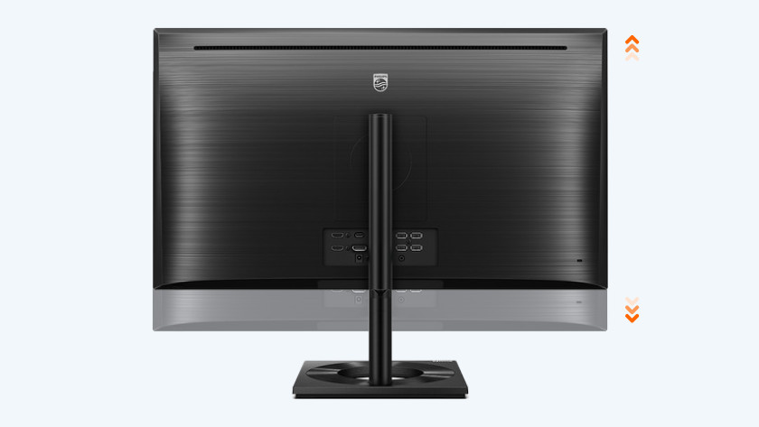 Adjustible monitor by Philips for an ergonomic seating posture